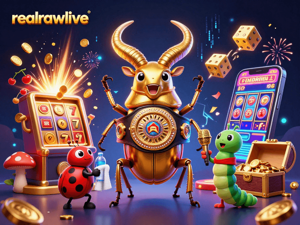 Experience thrilling wins with realrawlive in this dynamic casino showdown scene!