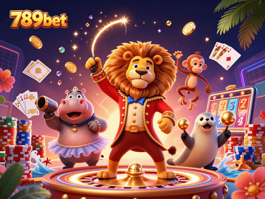 Experience thrilling games with 789bet, featuring dynamic casino characters and spectacular visual elements.