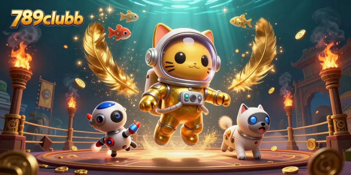 Bet on exciting games at 789clubb with unique characters in a vibrant casino scene.