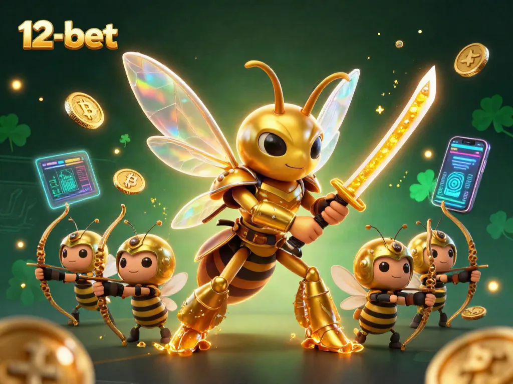 Experience thrilling gameplay with the 12-bet brand at an online casino featuring vibrant 3D characters.