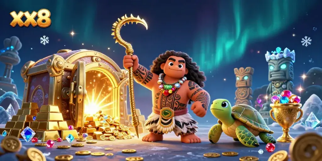Experience thrilling gameplay with the xx8 online casino's vibrant treasures and characters.