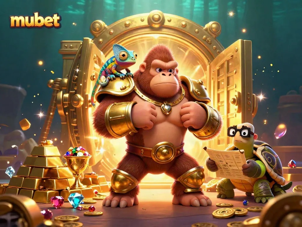 Engage in winning strategies with mubet while exploring a vibrant, lavish casino environment.