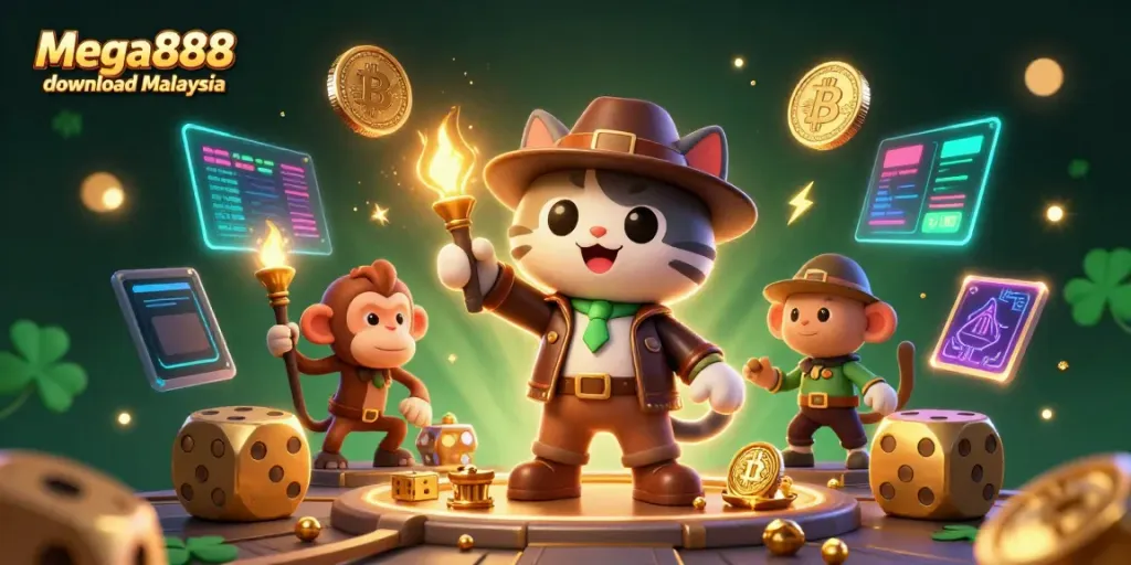 Experience Mega888 download Malaysia with engaging crypto-infused casino adventure