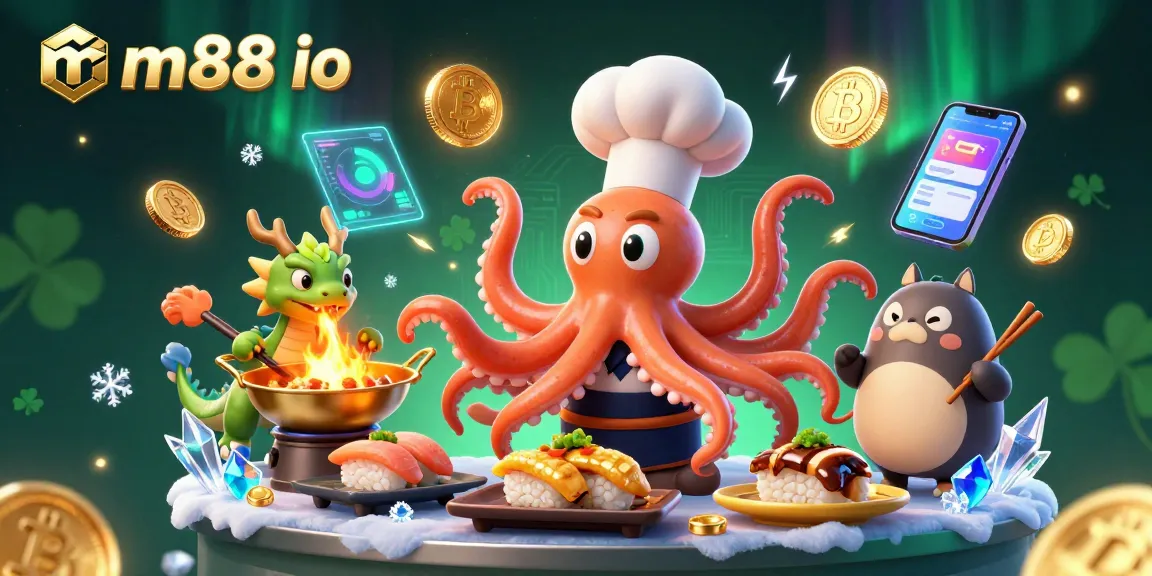 Engage in thrilling games at mm88 io, featuring a vibrant illustration of gaming excitement.