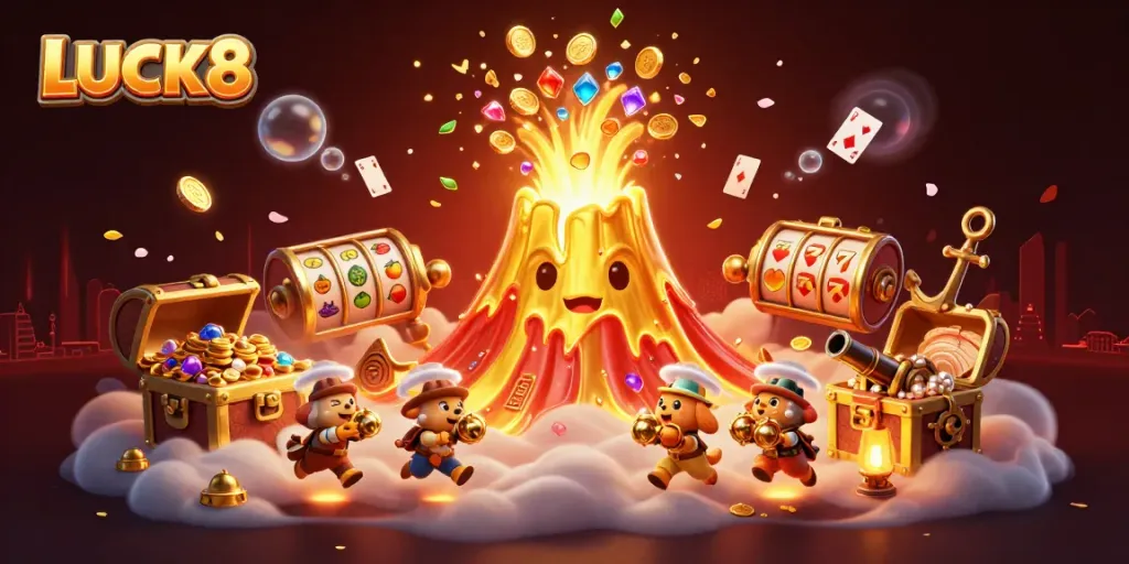 Experience thrilling wins at LUCK8's vibrant casino with exciting treasure-filled adventures