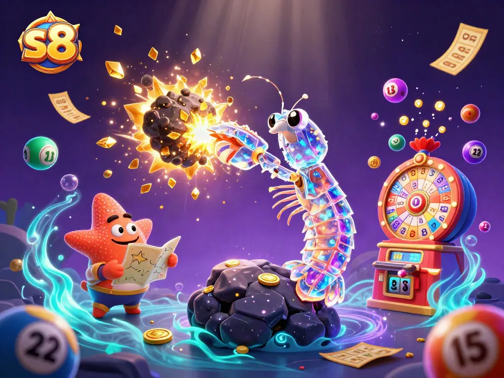 Engage in the exciting s8 gambling universe with colorful lottery balls and dazzling prizes.