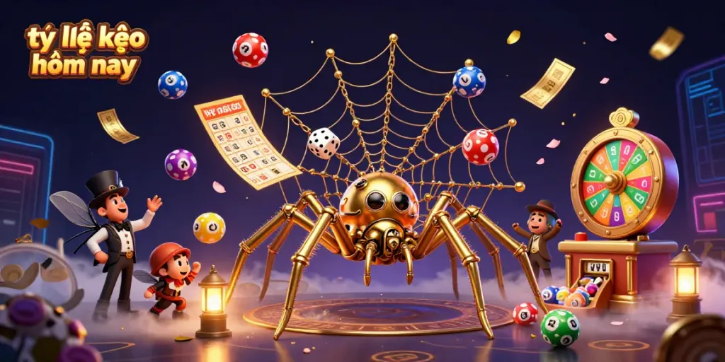 Catch the excitement of tỷ lệ kèo nhà cái hôm nay in a dynamic steampunk gambling scene with animated elements.