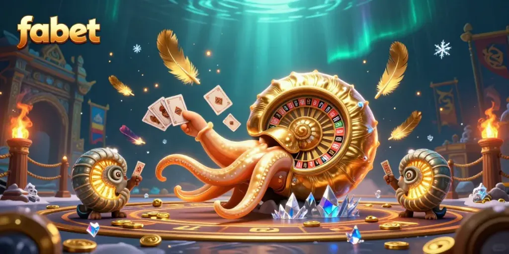 Experience thrilling gambling game features with fabet's unique 3D illustration.