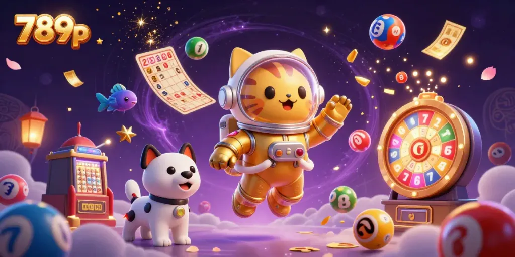 Experience thrilling gameplay at 789p with vibrant lottery elements and an adventurous space theme.