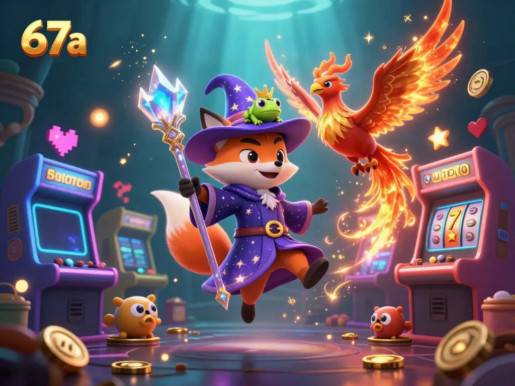 Engage with thrilling gameplay on 67a, featuring mystical characters and colorful gaming elements.