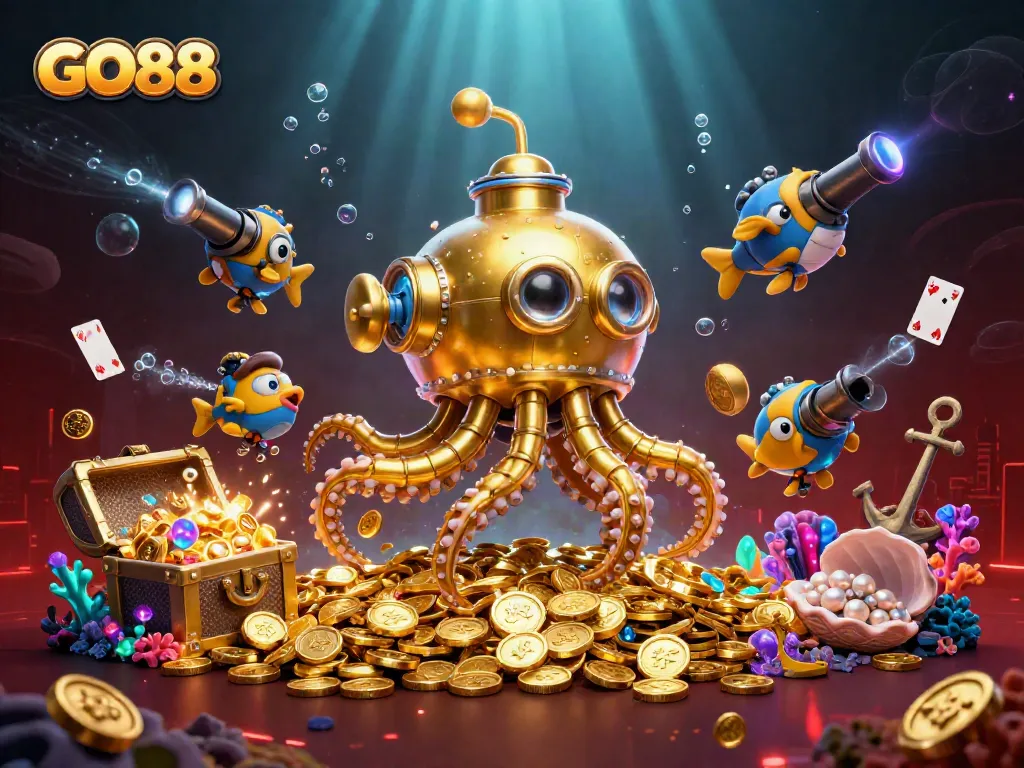 Engage with GO88's vibrant underwater world of gaming excitement filled with treasures and fun!