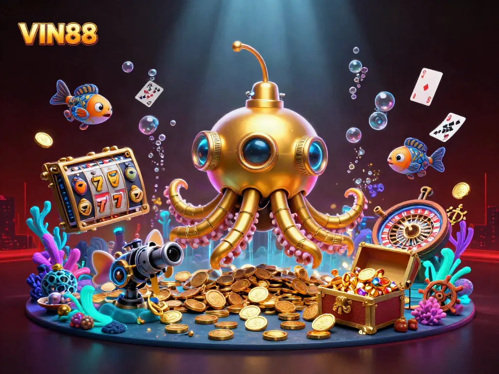 Experience unrivaled thrills at VIN88 with a dynamic underwater casino adventure.