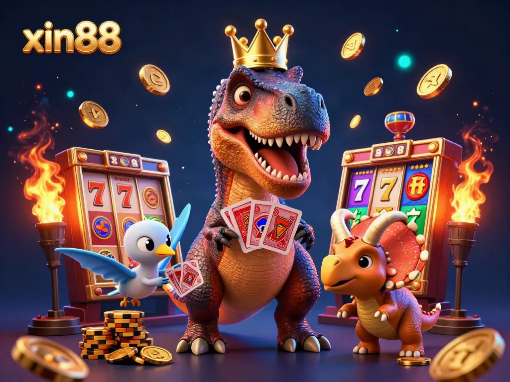 Engaging xin88-themed slot game scene with characters and dynamic elements.