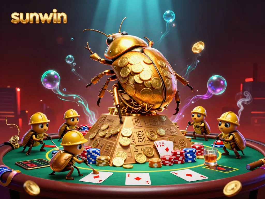 Spin the reels and win big at sunwin with colorful casino elements and lively characters.