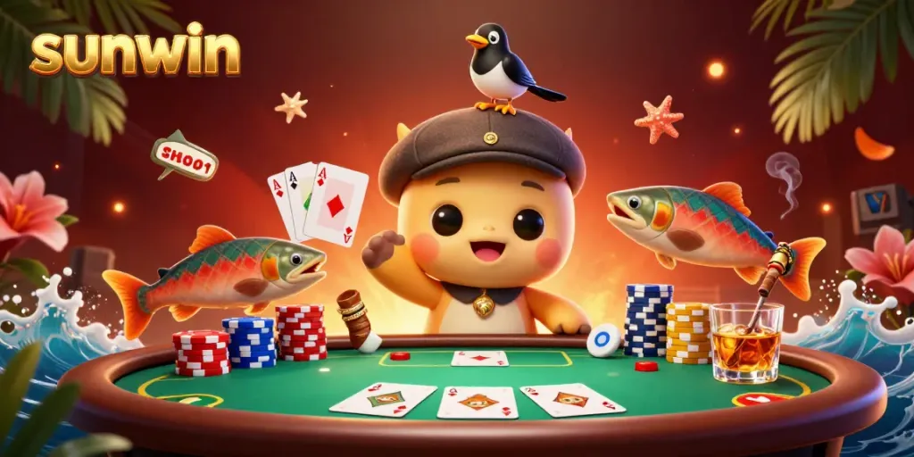 Experience thrilling gameplay at sunwin with engaging casino elements and playful characters.