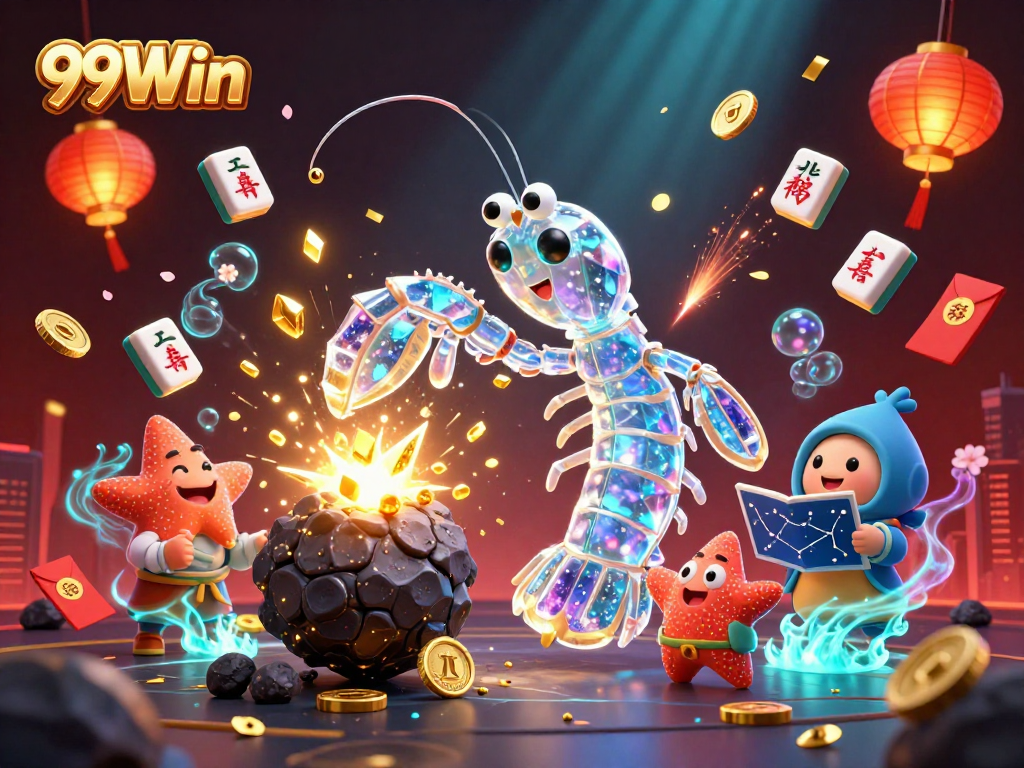 Experience thrilling wins with 99Win in a vibrant Asian online casino setting, featuring festive elements.
